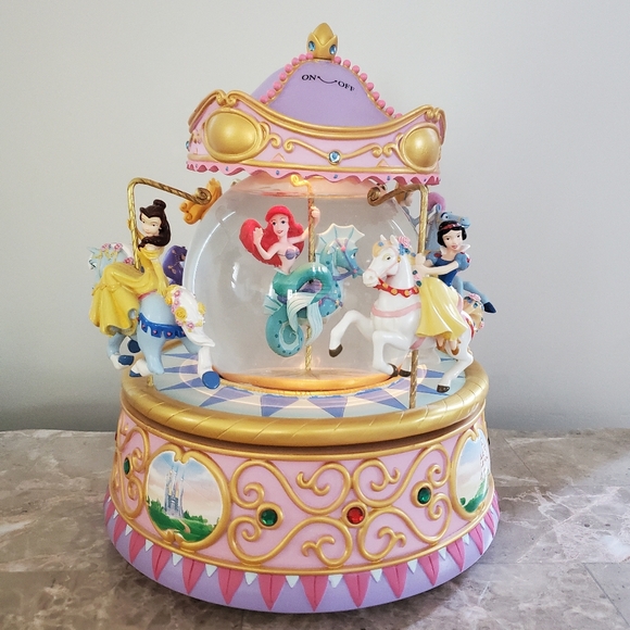 Disney Other - Disney Princess Carousel Snow Globe So This Is Love 1948 Walt Disney